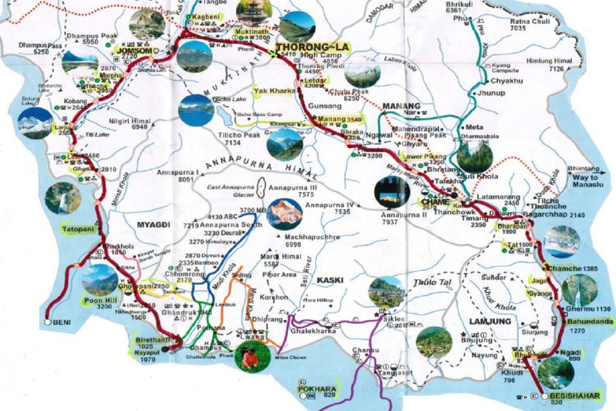Annapurna Circuit Trek itinerary